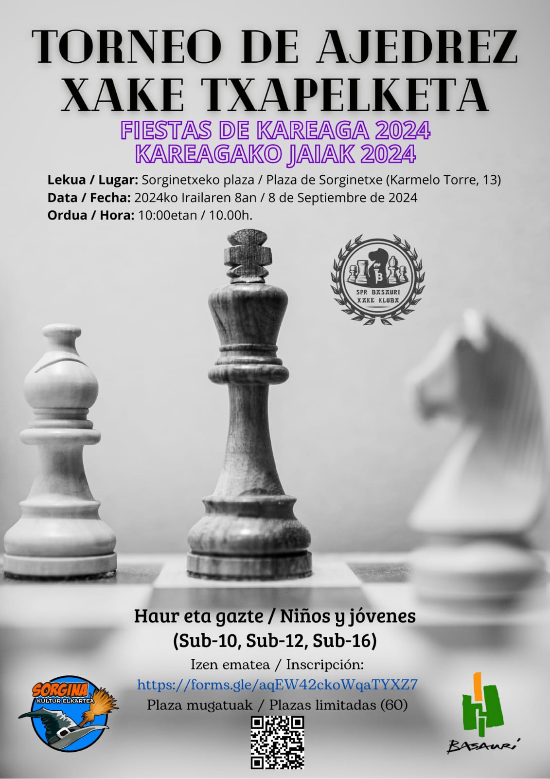 Torneo ajedrez Fiestas Kareaga