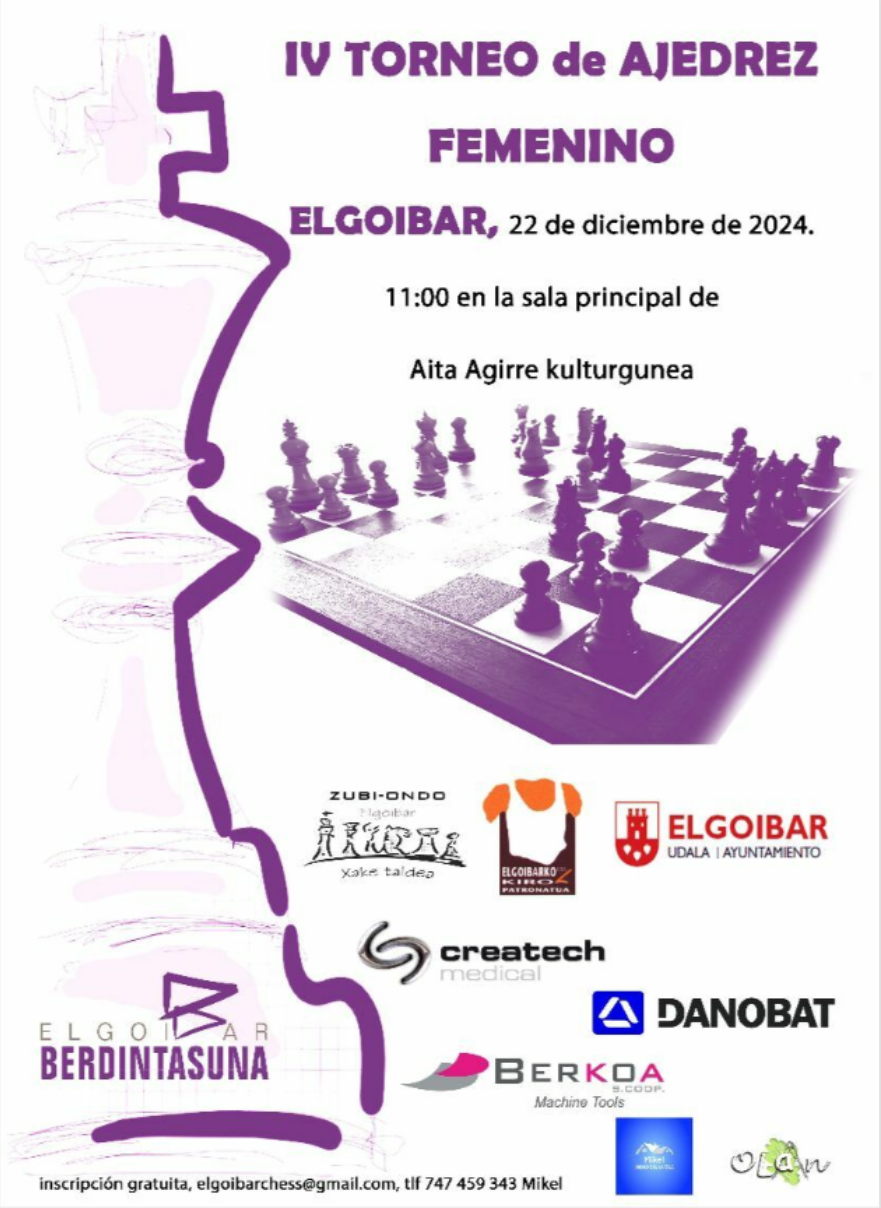 IV Torneo de Ajedrez Femenino Elgoibar